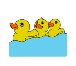 The cute Duck sticker #1689740