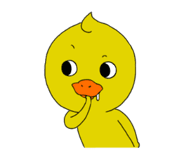 The cute Duck sticker #1689741