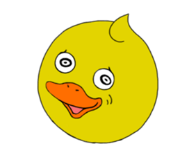 The cute Duck sticker #1689744