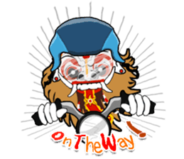 Balinese witch Randa sticker #1690606