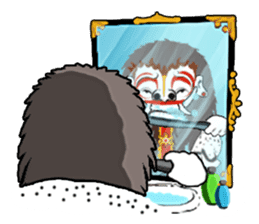 Balinese witch Randa sticker #1690616