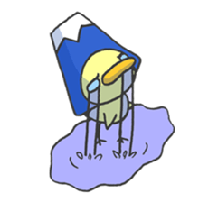 Kawaii Mountain sticker #1691295