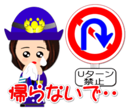 Road sign sticker( Feeling of the girl) sticker #1691578