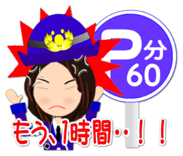 Road sign sticker( Feeling of the girl) sticker #1691582