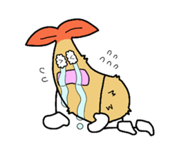 mr.fried prawns sticker #1691958