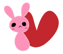 Rabbit in Love sticker #1692079