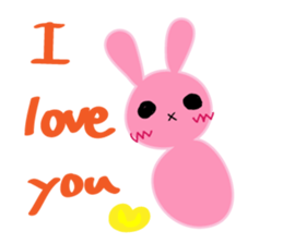 Rabbit in Love sticker #1692082