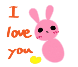 Rabbit in Love sticker #1692082
