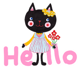 Bruno-Dolls Cheerful Cats Sticker sticker #1692273
