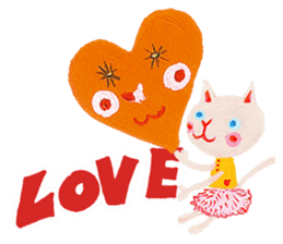 Bruno-Dolls Cheerful Cats Sticker sticker #1692280