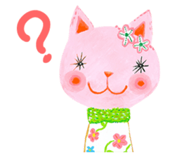 Bruno-Dolls Cheerful Cats Sticker sticker #1692284