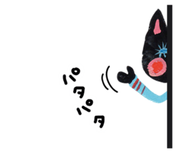 Bruno-Dolls Cheerful Cats Sticker sticker #1692286