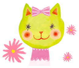 Bruno-Dolls Cheerful Cats Sticker sticker #1692287