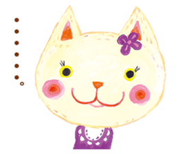 Bruno-Dolls Cheerful Cats Sticker sticker #1692290