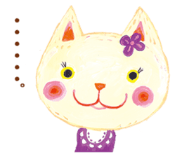 Bruno-Dolls Cheerful Cats Sticker sticker #1692290