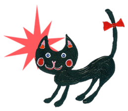 Bruno-Dolls Cheerful Cats Sticker sticker #1692292