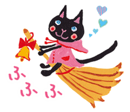 Bruno-Dolls Cheerful Cats Sticker sticker #1692294
