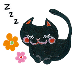 Bruno-Dolls Cheerful Cats Sticker sticker #1692298