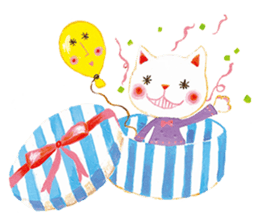 Bruno-Dolls Cheerful Cats Sticker sticker #1692304