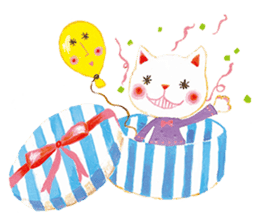 Bruno-Dolls Cheerful Cats Sticker sticker #1692304