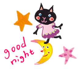 Bruno-Dolls Cheerful Cats Sticker sticker #1692307