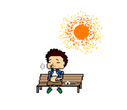 pixel Maru and Coo sticker #1692491