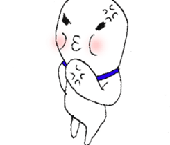 White star who flew down to earth sticker #1692643