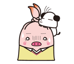 Pleasant pig high school girl JKB BOO sticker #1692809