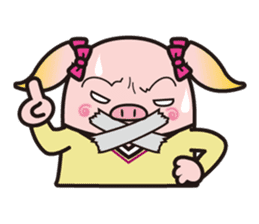 Pleasant pig high school girl JKB BOO sticker #1692821