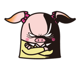 Pleasant pig high school girl JKB BOO sticker #1692827