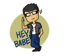 I Love my Client sticker #1692901