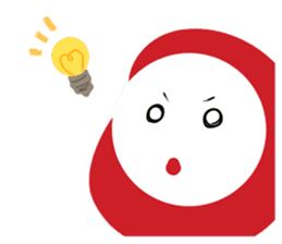 MAME OKAMI-SAN's everyday life. sticker #1693368