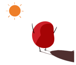 MAME OKAMI-SAN's everyday life. sticker #1693369