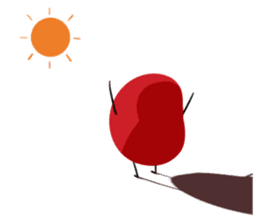 MAME OKAMI-SAN's everyday life. sticker #1693369