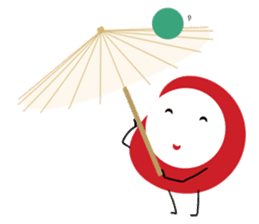 MAME OKAMI-SAN's everyday life. sticker #1693371