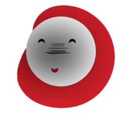 MAME OKAMI-SAN's everyday life. sticker #1693385