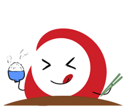 MAME OKAMI-SAN's everyday life. sticker #1693389