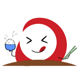 MAME OKAMI-SAN's everyday life. sticker #1693389