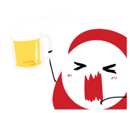 MAME OKAMI-SAN's everyday life. sticker #1693392