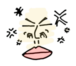 this is a face Sticker sticker #1694084
