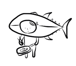 fishmen sticker #1694345
