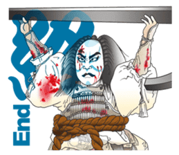 Kabuki realistic Sticker sticker #1694798