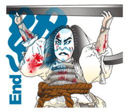 Kabuki realistic Sticker sticker #1694798