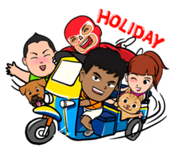 Buakaw & Friends : Happy Days sticker #1694953