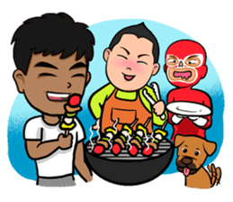 Buakaw & Friends : Happy Days sticker #1694979