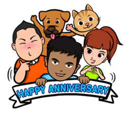 Buakaw & Friends : Happy Days sticker #1694989