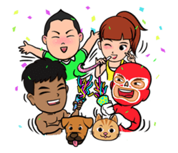 Buakaw & Friends : Happy Days sticker #1694992