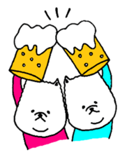 Pomeranian with Colorful Tights Part.3 sticker #1695127