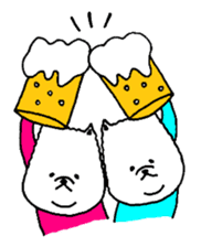 Pomeranian with Colorful Tights Part.3 sticker #1695127