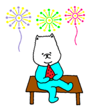 Pomeranian with Colorful Tights Part.3 sticker #1695132